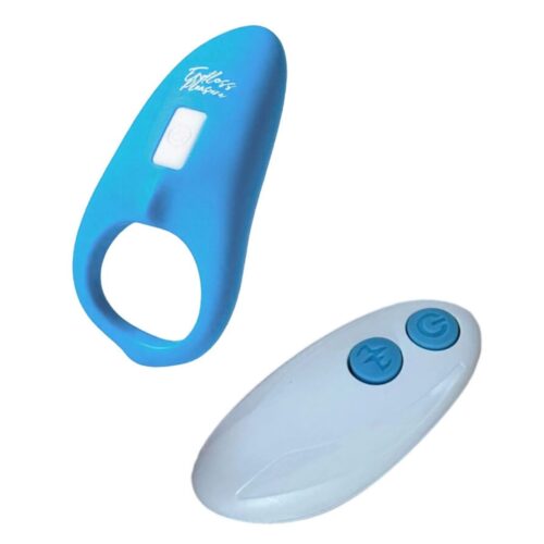 Remote Controlled Shark Cock Ring Blue (3) Remote Controlled Shark Cock Ring Blue