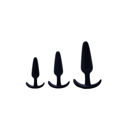 Naughty Nights Silicone Anal Plug Set Naughty Nights Silicone Anal Plug Set