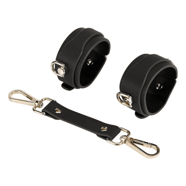 Black PU Leather with Gold Chain Premium 8-Piece Set