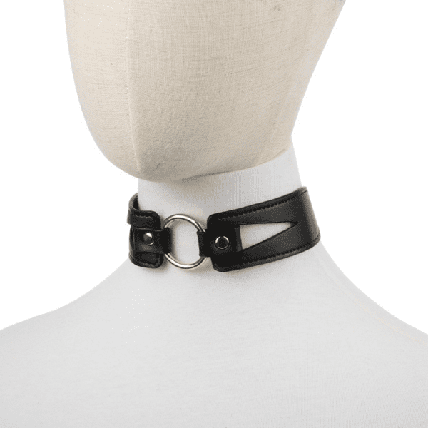 BDSM Collar with Metal Chain