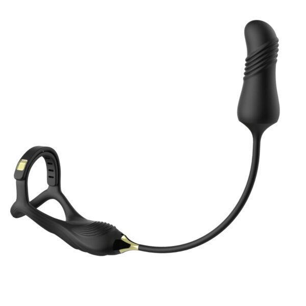 Dual Prostate Massager and Cock Ring Dual Prostate Massager and Cock Ring