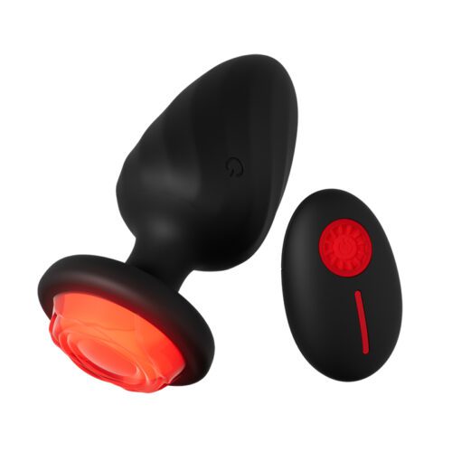 Remote Controlled Flashing Red Butt Plug Remote Controlled Fishing Red Butt Plug
