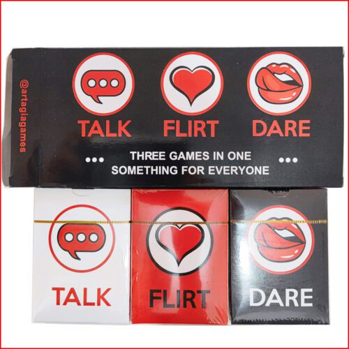 Talk Flirt Dare 3 in 1 Couple's Game