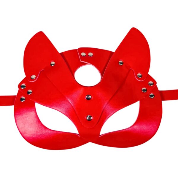 Red BDSM Cat Mask Red BDSM Cat Mask