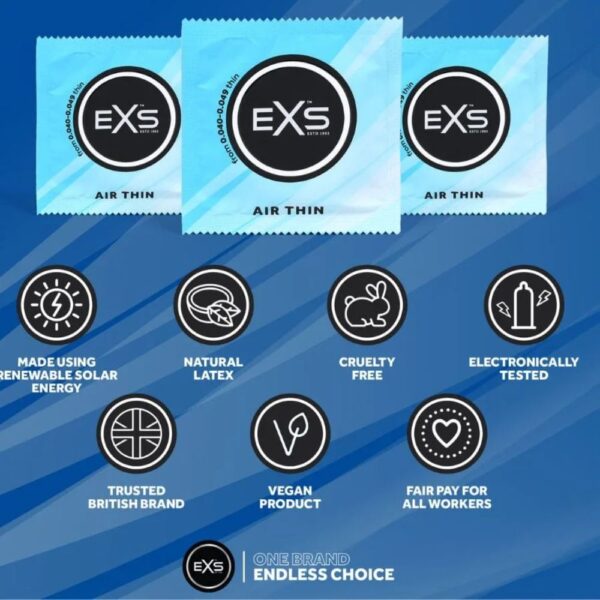 EXS Air Thin Condoms Pack of 48