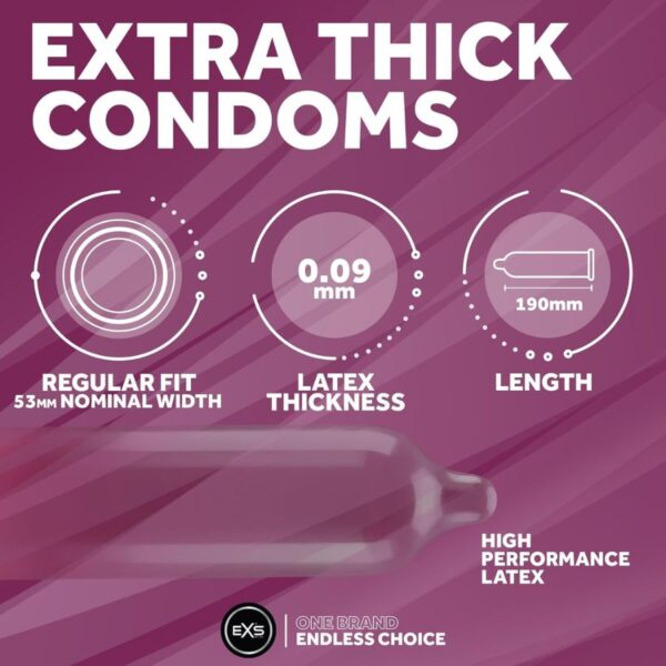 Untitled design-113 EXS Extra Thick Condoms Pack of 12