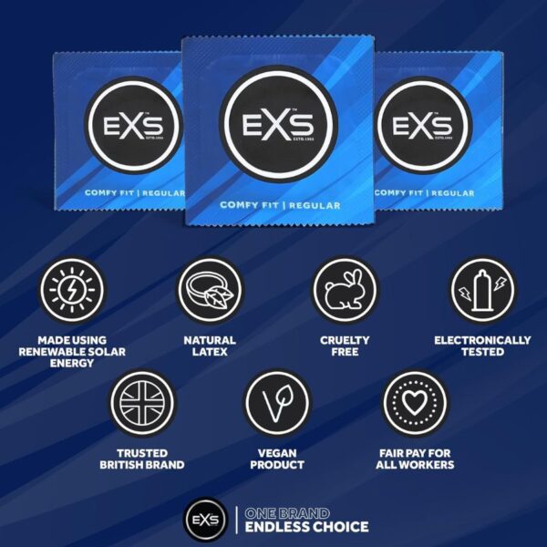 EXS Regular Condoms Pack of 12