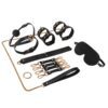 Luxury Black Leather BDSM Set