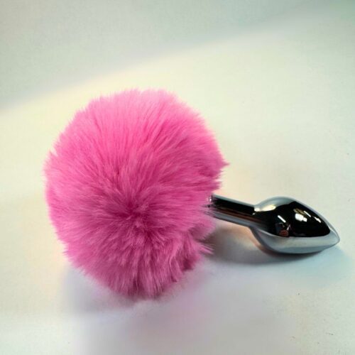 Pink Fury Bunny Tail Butt Plug Pink Fury Bunny Tail Butt Plug