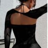 Sexy Black Mesh Dress Sexy Black Mesh Dress
