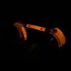 Glow Hand Cuffs Orange (2) Glow Hand Cuffs Orange glowing in the dark